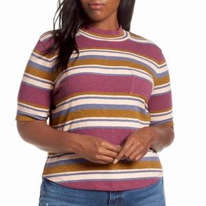 Mock Neck Shirttail Tee Madewell